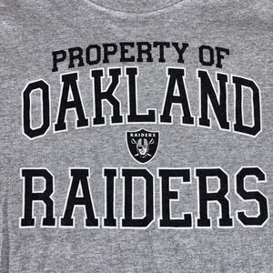 Oakland Raiders Shirt Mens 3x Las Vegas Raider Gray Property Of Oakland Raiders